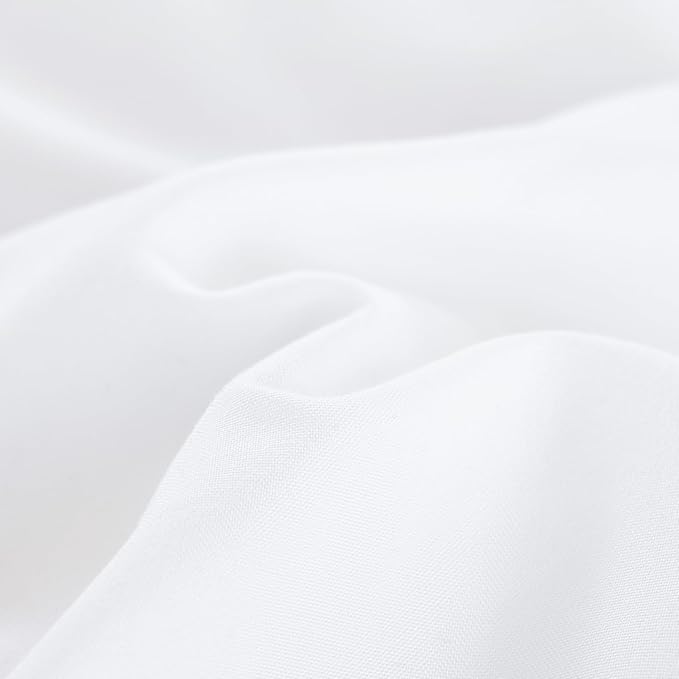 King Size Comforter Set Soft Microfiber 3 Piece Comforters Set for Men, Women and Girls White Lightweight Alternative Comforter for All Season (1 Comforter, 2 Pillowcases)