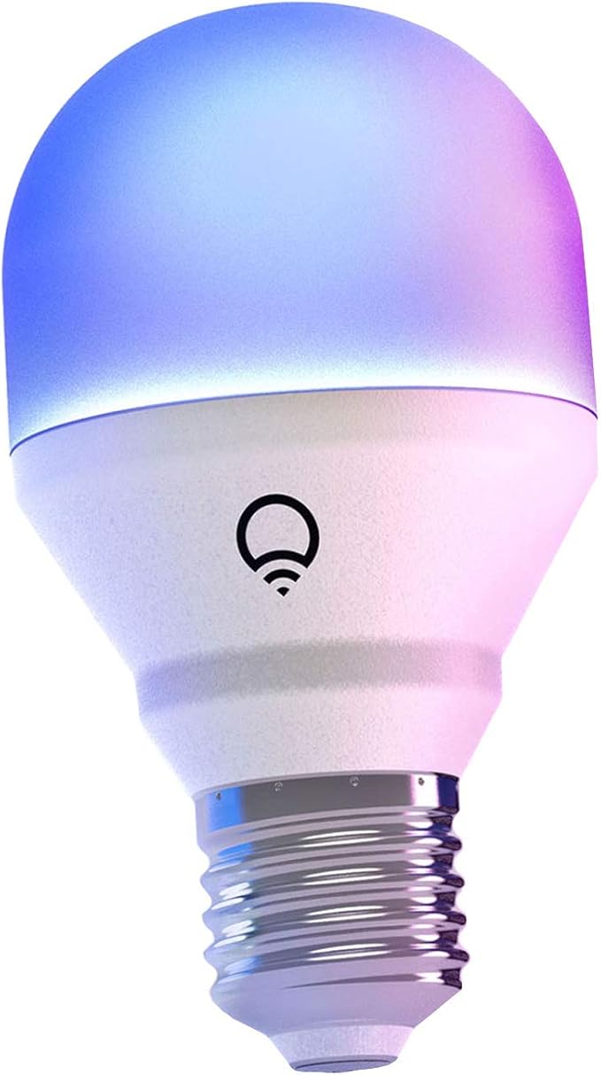 LIFX Color A19 800 lumens, Billions of Colors and Whites, Wi-Fi Smart LED Light Bulb, No Bridge Required, Works with Alexa, Hey Google, HomeKit and Siri (2-Pack)