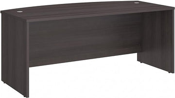 Bush Business Furniture Studio C Bow Front Desk, Computer Table for Home or Professional Office, 72W x 36D, Storm Gray
