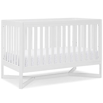 Delta Children Tribeca 4-in-1 Baby Convertible Crib, Bianca White