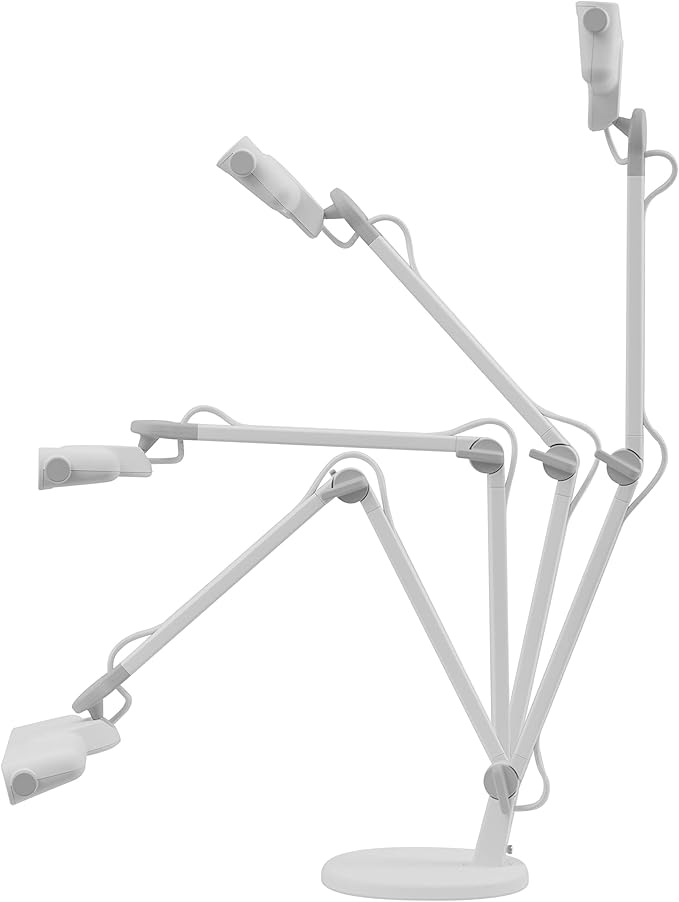 BenQ MindDuo 2 Kids Study Lamp (White), Wide & Even Illumination, Auto Dimming, Brightness & Color Adjustment, Presence Detection