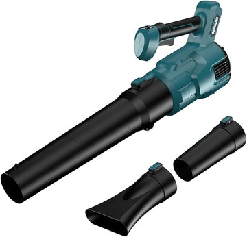 Cordless Leaf Blower for makita 18V Battery, 480 CFM Electric Blower with Brushless Motor, Adjustable 3 Speeds up to 22000RPM, Handheld Leaf Blower for Lawn Care,Yard and Snow Blowing(No Battery)