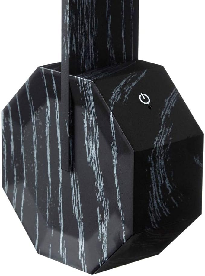 Gingko Octagon One Rechargeable Modern LED Desk Lamp Touch Sensitive Black