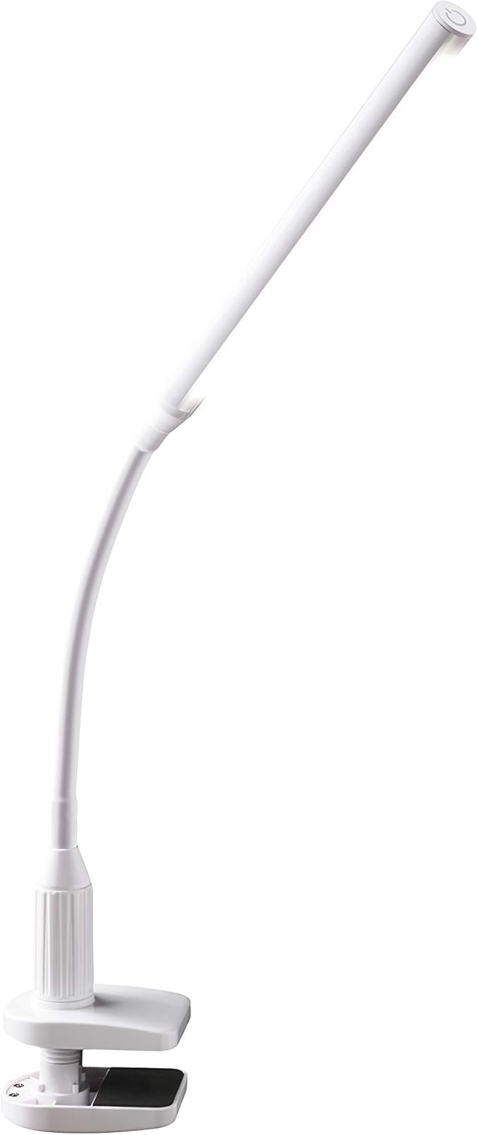Daylight Company Unolamp Clamp Light, Touch Dimmable Desk Lamp, 4 Brightness Level, Ideal for Hobbies, Art, Beauty Salons, Reading and More, White