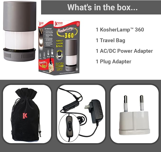 KosherLamp™ 360 Grey by Kosher Innovations™