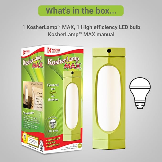 KosherLamp™ Max - Green by KOSHER INNOVATIONS™