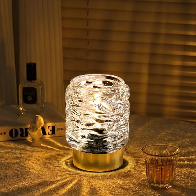 Battery Operated Lamp with Timer,Glass Cordless Lamps with LED Bulb,Decorative Lights for Living Room Bedroom Tabletop Entryway Centerpiece Gift (White)