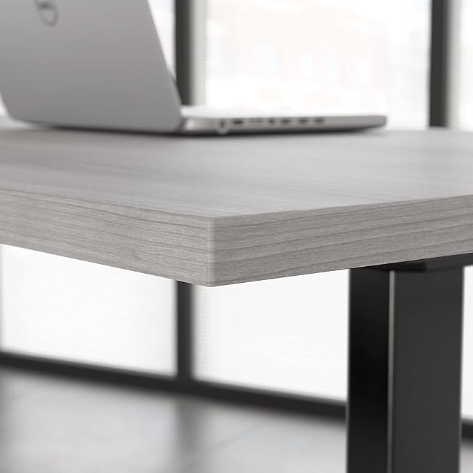 Bush Business Furniture Move 60 Electric Ergonomic Sit-Stand Computer Table for Home and Professional Office, 48W x 24D, Platinum Gray