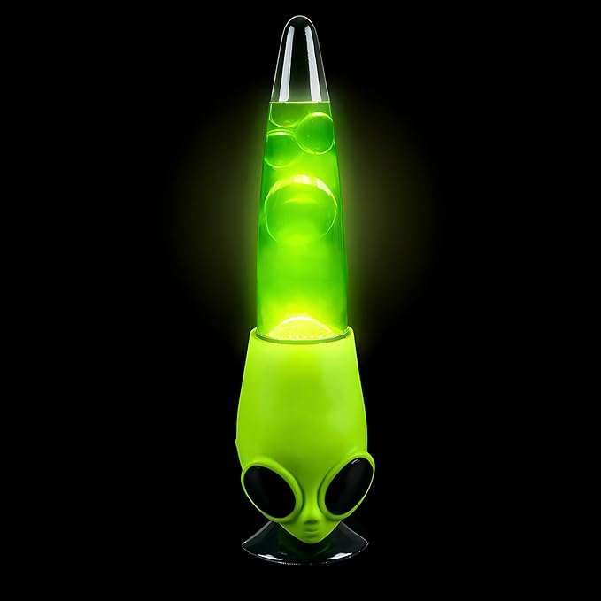 Rhode Island Novelty 13 Inch Alien Head Wax Motion Lamp