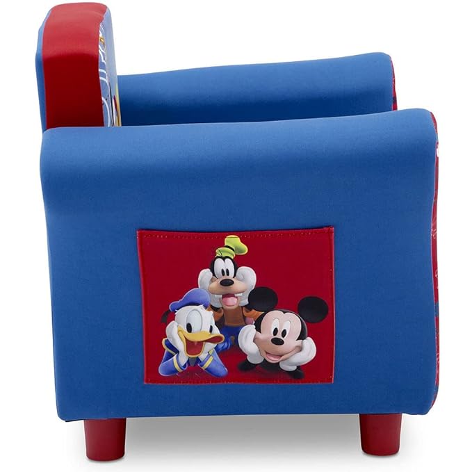 Delta Children Upholstered Chair, Disney Mickey Mouse