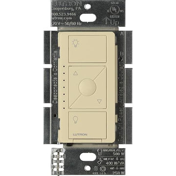 Lutron Caseta Original Smart Dimmer Switch ELV+ (Lutron Hub Required), 250W LED, Single-Pole/3-Way, Neutral Required, PD-5NE-IV, Ivory