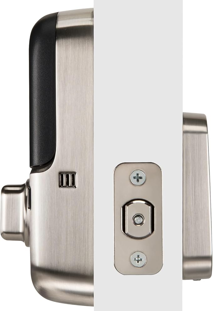 Yale Security SL Deadbolt Smart Lock, Satin Nickel Keyless Entry Door Lock with Wi-Fi Connected Touchscreen for Front or Back Door, YRD256-CBA-619