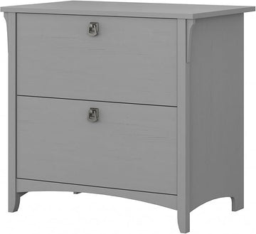 Bush Furniture Salinas 2 Drawer Lateral File Cabinet in Cape Cod Gray