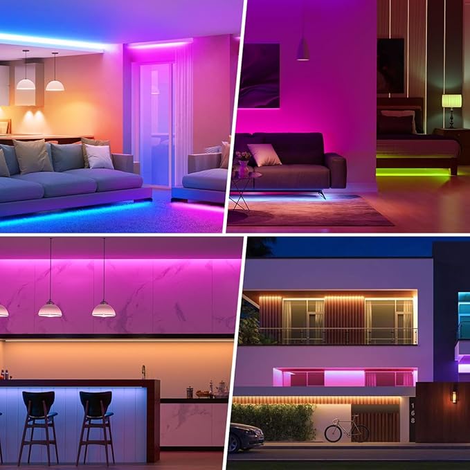 BTF-LIGHTING RGBCCT 5 Colors in 1 LED 5050SMD RGBWW RGB+Dimmable Tunable Color Temperature 2700K-6500K 16.4ft 60LEDs/m 300LEDs DC12V Multi-Colored Lights IP67 for Decoration(No Adapter or Controller)