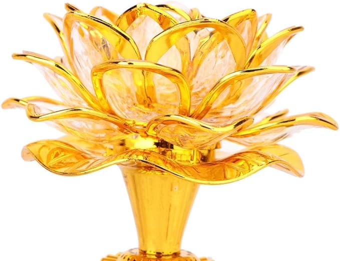 GLOGLOW Buddha Machine, LED Lotus Lamp Buddha Lamp Prayer Machine Prayer Machine with 36 Songs (without Battery)