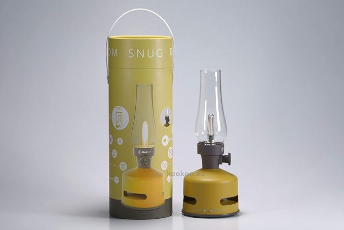 MoriMori design lamp with loudspeaker (corn-gold)