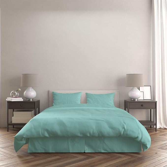 3 Piece Solid Color All Season Bedding Comforter Set Microfiber Soft Lightweight Bedding Set for Kids Teens Adults Room Decor with 1 Comforter and 2 Pillowcases Full