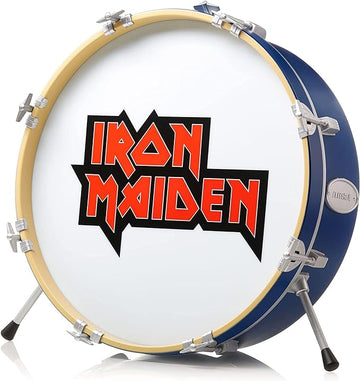 NUMSKULL Iron Maiden Logo 3D Drum Lamp - Desk Lamp for Bedroom, Office, Home, Study, Work - Official Iron Maiden Merchandise