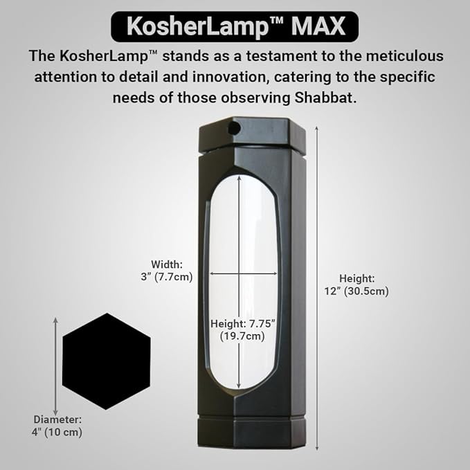 KosherLamp™ Max - Black by KOSHER INNOVATIONS™
