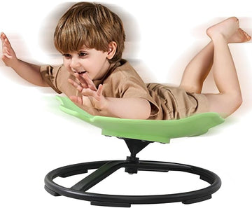 Kids Swivel Chair, Sensory Toy Chair for Kids, Spinning Chair Wobble Chair Kids Balance Toys & Games Balance Physical Therapy Equipment, Autism Adhd Chairs Indoor Outdoor Play Equipment Green