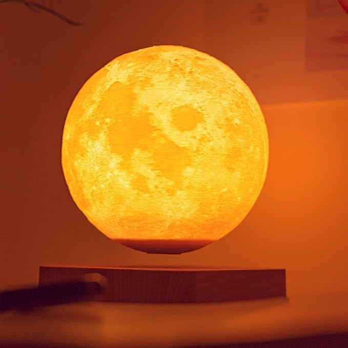 Levitating Moon Lamp, Floating Moon Lamp Magnetic Levitation Moon Light Gifts for girls, boys, Children and teenagers