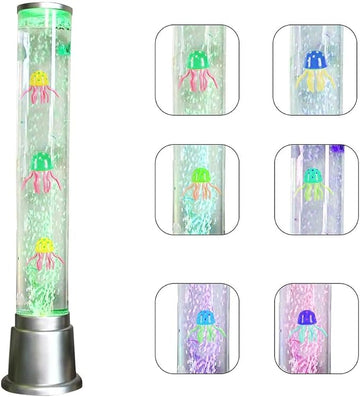 Shop LC Electric Jellyfish Lamp Artificial Fake Fish Tank Aquarium Lamp with Sensory Bubble Tube Lamp Night Light Sensory Lamp Jellyfish Lava Lamp - 1.90 FT Birthday Gifts