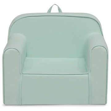 Delta Children Cozee Chair -Foam Kids Chair for Ages 18 Months and Up, Sage