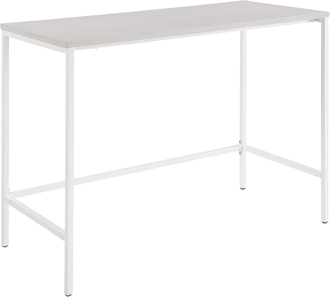 OSP Home Furnishings Contempo 42-Inch Desk, White