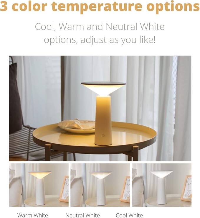 Vortex LS-8925 MINI I LAMP Creative Nordic Style USB Charging Learning Touch Switch Eye Protection Student Dormitory Rechargeable Dimmable Night Light I LED Desk Lamp