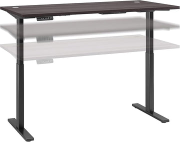 Bush Business Furniture Move 60 Electric Ergonomic Sit-Stand Computer Table for Home and Professional Office, 72W x 30D, Storm Gray