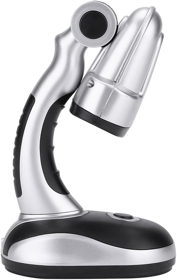 Led Desk Lamp, 12-Bulb Battery-Operated Table Light Eye Care for Reading Study Lighting