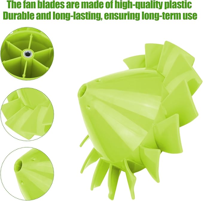 529437004 Blower Fan Blade-for Ryobi 18V Cordless Leaf Blower Models P2108, P21081, P21081VN, and P21081VNM - Replaces 529437001 and 529437003 - Yard Blower Accessories