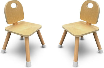 7 Days of Play Set of 2 Wooden Kids Chairs for Home, Classroom, Preschool, Daycare, Playrooms (Ages 2+)