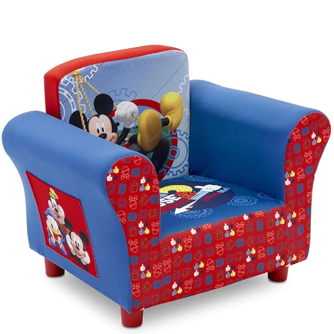 Delta Children Upholstered Chair, Disney Mickey Mouse