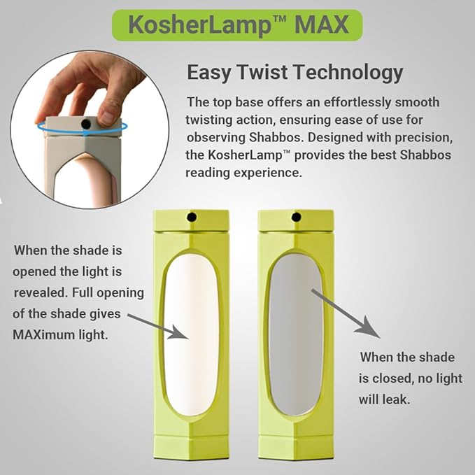 KosherLamp™ Max - Green by KOSHER INNOVATIONS™