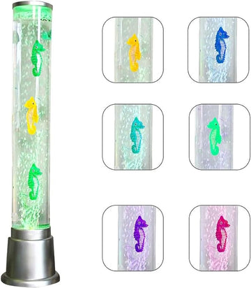 Shop LC Electric Seahorse Lamp Artificial Fake Fish Tank Aquarium Lamp with Sensory Bubble Tube Lamp Night Light Sensory Lamp Lava Lamp - 1.90 FT Birthday Gifts
