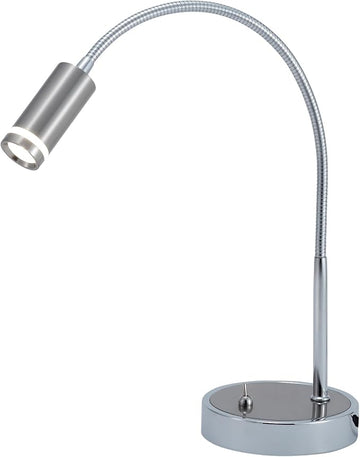 Adesso 3174-22 Eos Mini LED Desk Lamp, Satin Steel