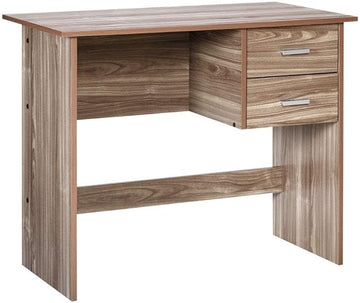 OneSpace Adina 2 Drawers Writing Desk, Walnut