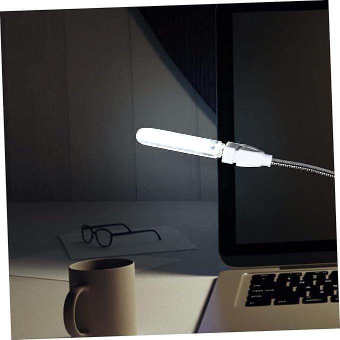 ARTIBETTER U Disk Night Light Indoor Night Lamp Outdoor Camping Light USB Light Atmosphere Light Clip on Desk Lamp Computer Lamp Corridor Light Computer Accessories LED PVC Student Light Bulb