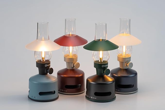 MoriMori design lamp with loudspeaker (green-black)