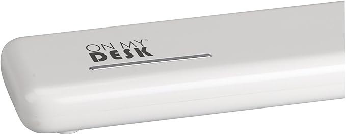 On My Desk Folding LED Rechargeable Lamp, 10.5", White
