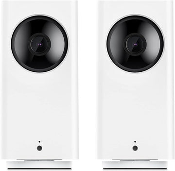 Wyze Cam Pan v2 360° Pet Camera with Phone App PTZ Indoor Smart Security Camera for Dog Cat Baby Elderly Monitoring, 2-Pack