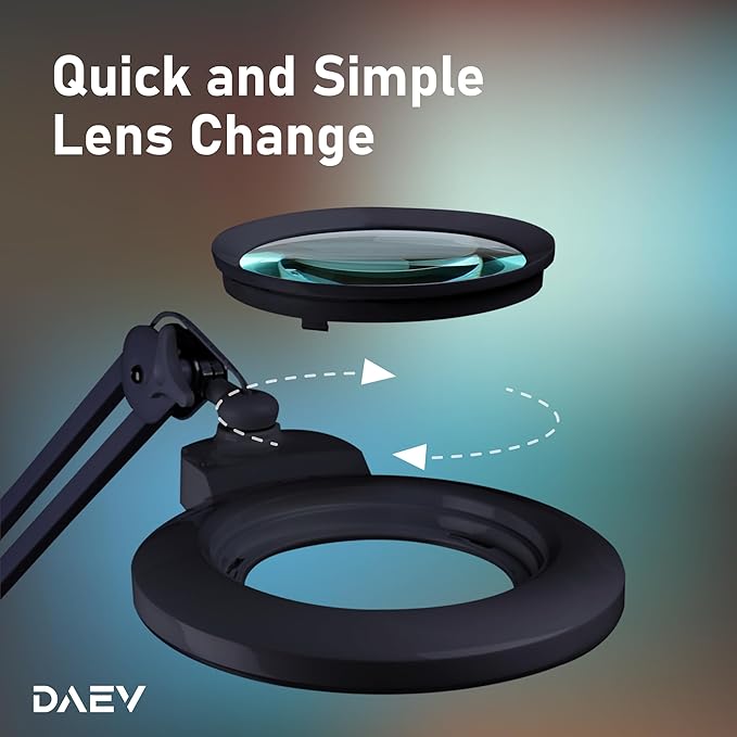 5D/20D Diopter Acrylic Lens - Black