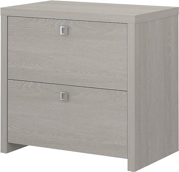 Office by kathy ireland KI60202-03 Echo 2-Drawer Lateral File Cabinet, Letter/Legal, Gray Sand, 32-Inch