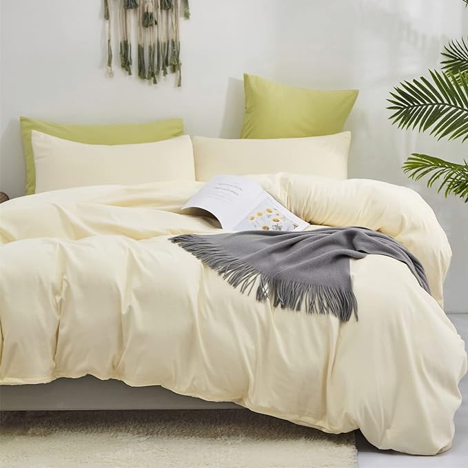 Light Yellow Comforter Set Twin Off White Bedding Set Beige Comforter Set Twin Girls Breathable Ivory Bedding Set Women Soft Off White Twin Ivory Bedding Comforter Set Twin