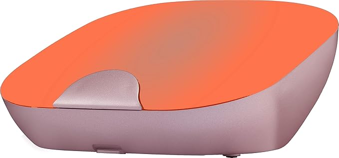 ENBRIGHTEN Night Light LED Table Lamp, Touch Sensor, Color Changing RGB, Wireless, Battery Operated, SleepLite, Sleep Friendly, Dimmable, Bedroom, Living Room, Office, Desk, Rose Gold, 47413
