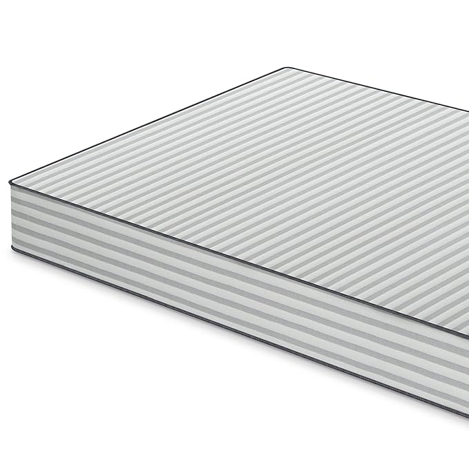 babyGap by Delta Children Charlie 6-in-1 Convertible Crib TrueSleep Crib and Toddler Mattress (Bundle), Grey