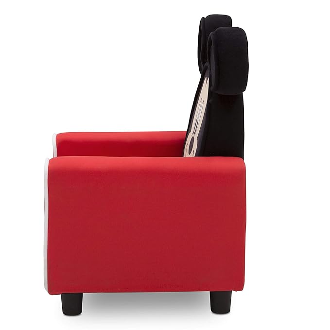 Delta Children Figural Upholstered Kids Chair, Wood ,Disney Mickey Mouse