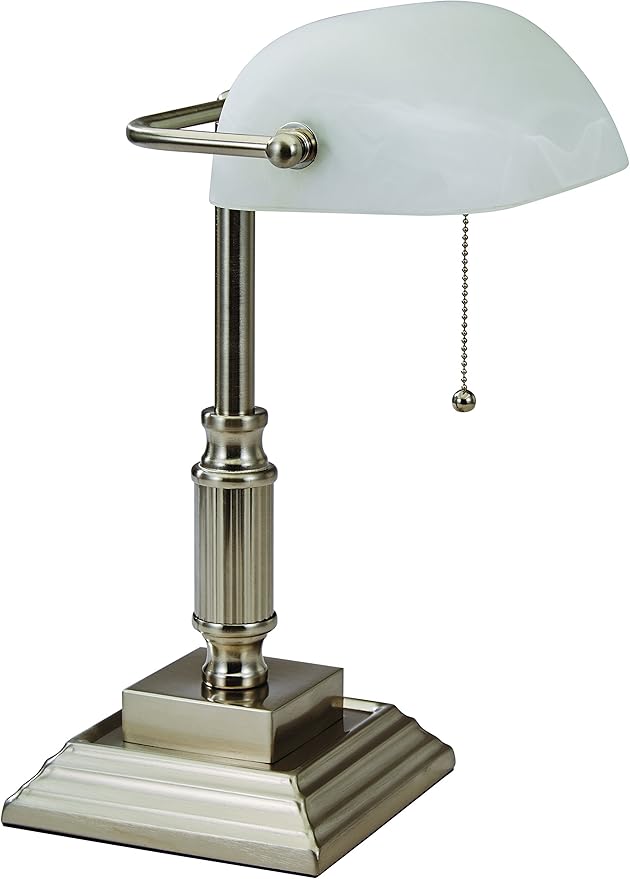 Banker's Desk Task Lamp, Brushed Nickel (VS688029BN)