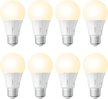 Sengled Zigbee Smart Light Bulbs, Smart Hub Required, Works with SmartThings and Echo with built-in Hub, Voice Control with Alexa and Google Home, Soft White 60W Eqv. A19 Alexa Light Bulb, 8 Pack